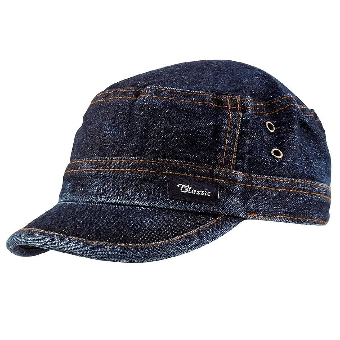 帽子 Precious Choices denim cap Precious Choices denim cap Blue Denim Logo Print Cap